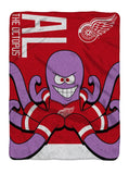 Detroit Red Wings 60" x 80' Raschel Throw Blanket