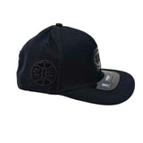 Detroit Pistons Triple Black Pro Six Snapback