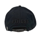 Detroit Pistons Triple Black Pro Six Snapback