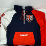 Detroit Tigers Playoff Win Quarter Zip Anorak Windbreaker