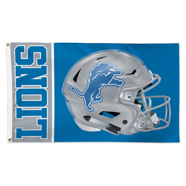 Detroit Lions Helmet Flag