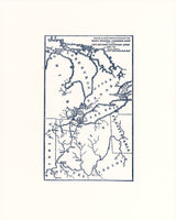 Map Print Editions: Sketch Map of Operations, America & Canada, 1812-13