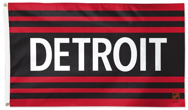 Detroit NHL Stripe Flag