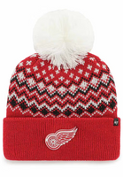 Detroit Red Wings Red Elsa Cuff Womens Knit Hat