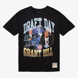 Grant Hill Black Detroit Pistons Draft Day Concert T-Shirt