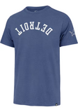 Detroit Lions Cadet Blue Flip Script T-Shirt