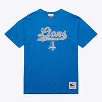 Blue Detroit Lions Vintage Logo Legendary Slub T-Shirt