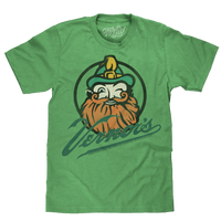 Vernor's Gnome Vintage T-shirt (Heather Green) - Detroit Historical Society