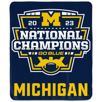 Michigan Wolverines Winning Image Blanket