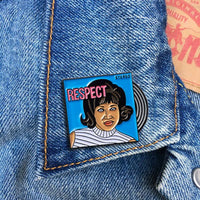 Aretha Franklin Respect Pin