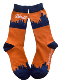 Detroit Michigan Skyline Women's Socks
