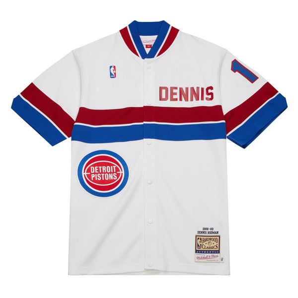 Authentic Detroit Pistons 1988 Dennis Rodman Shooting Shirt