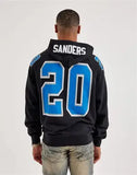 Barry Sanders Black Detroit Lions Maxxed Out Full-Zip Hoodie