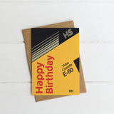 VHS Retro Kodak Inspired Happy Birthday Card