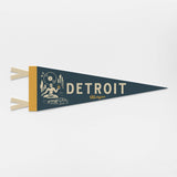 Detroit Michigan Felt Pennant