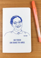 Blackbird Letterpress notebook Rosa Parks notebook 61407489