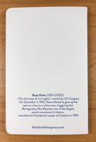 Blackbird Letterpress notebook Rosa Parks notebook 61407489