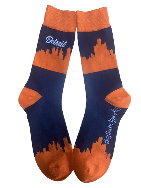 Buy Socks You All Detroit Michigan Skyline Men's Socks