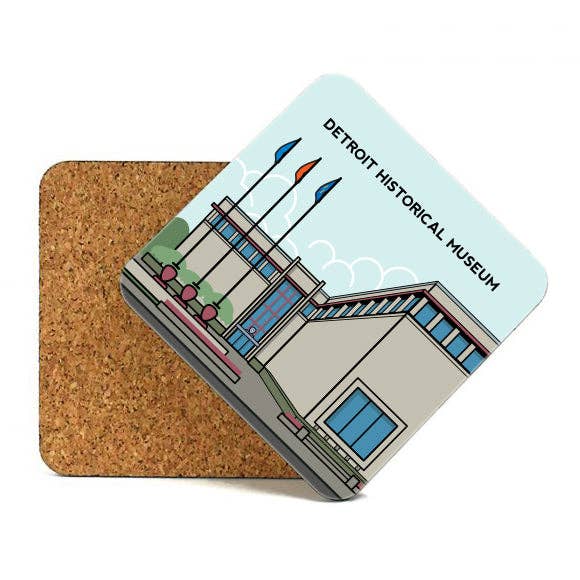 Detroit Historical Museum Coaster