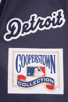 MLB Detroit Tigers Retro Classic Men's Rib Wool Varsity Jacket