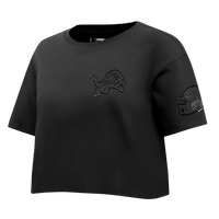 NFL Detroit Lions Triple Black Women's Single Jersey Boxy Tee