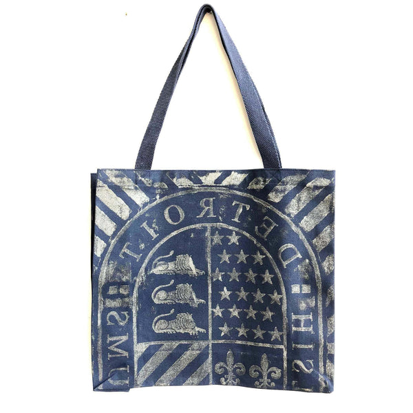 CYBEROPTIX Bag Detroit Historical Museum Manhole Cover Print Tote Bag, Heavy Cotton Canvas
