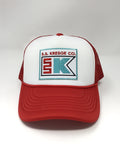 CYBEROPTIX Hat Kresge Logo Foam Trucker Patch Hat - Red 08872193