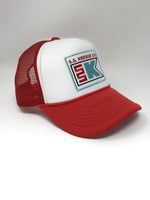 CYBEROPTIX Hat Kresge Logo Foam Trucker Patch Hat - Red 08872193