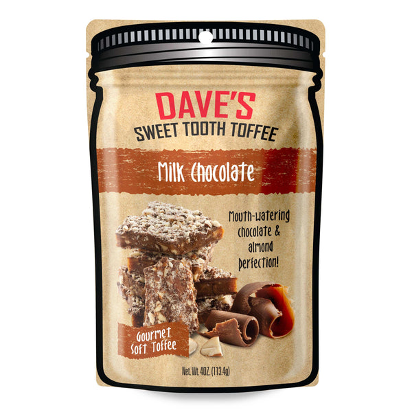 Dave's Sweet Tooth Candy Milk Chocolate Pouch 857776003014