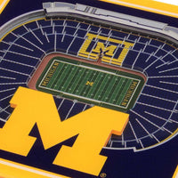 Michigan Wolverines 3D Stadium Coasters - 2 pack