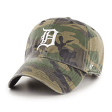 Detroit Historical Society Ball Cap Detroit Tigers Camo Clean Up Adjustable Hat 193676093558