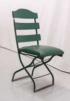 Detroit Historical Society Stadium Original Seat from Navin Field, Briggs/Tiger Stadium Foldable Box Seat Green