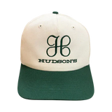 Detroit Shirt Company Hat Detroit Hudson's Vintage Logo - Cream/Dark Green