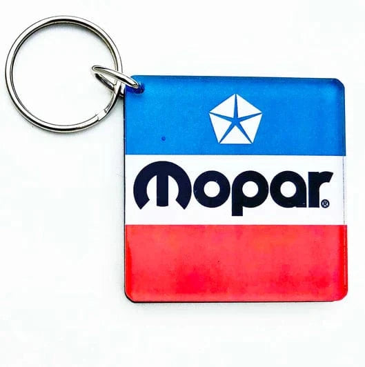 Detroit Shirt Company Key Chain Mopar Logo 1972 - 1984 Acrylic Keychain 36316673