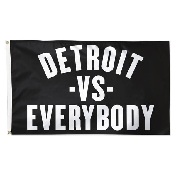 Detroit vs Everybody 3x5 Flag