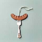 Sausage Ornament Polish Folk Art