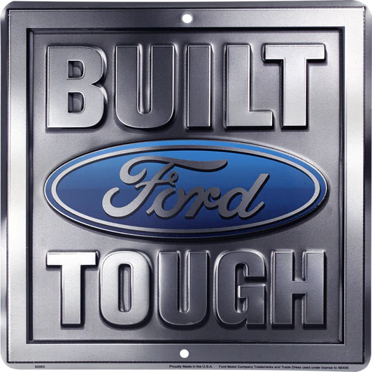 Built Ford Touch Metal Sign