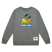 Detroit Lions Vintage Light Grey Crew Neck