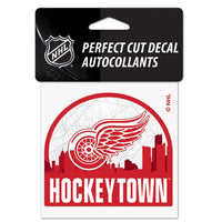 Detroit Red Wings Slogan Perfect Cut, Color Decal