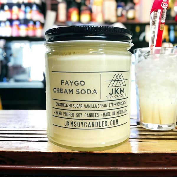 JKM Soy Candles Candle Faygo Cream Soda - Michigan Collection 22608385