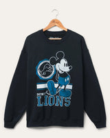 Junk Food Clothing Clothing Detroit Lions Mickey Mouse Crew Neck