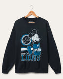 Junk Food Clothing Clothing Detroit Lions Mickey Mouse Crew Neck