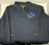 Detroit Lions Men's Homestead Full Zip Jacket - Navy