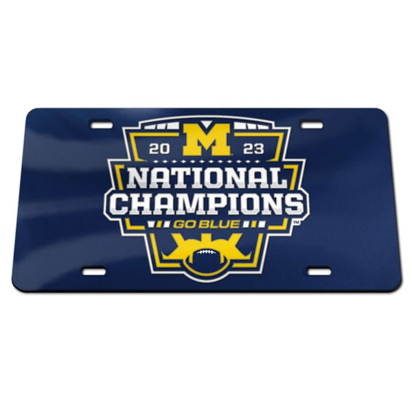 University of Michigan Wolverines National Champions License Plate
