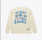 Mitchell & Ness Detroit Lions NFL Heritage End Zone Crewneck