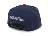 Mitchell & Ness Hat Detroit Pistons Core Basic Navy/Red Snapback 697589725686