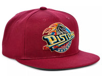 Mitchell & Ness Hat Detroit Pistons Hardwood Classic Jockey Snapback Cap 18798593