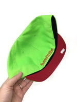 Mitchell & Ness Hat Detroit Pistons Neon Green Red Logo Fitted hat