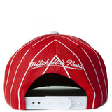 Mitchell & Ness Hat Detroit Red Wings Pinstripe Snapback 195563703052