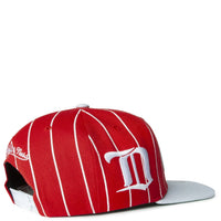 Mitchell & Ness Hat Detroit Red Wings Pinstripe Snapback 195563703052